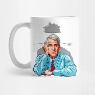 Steve Martin - An illustration by Paul Cemmick Mug